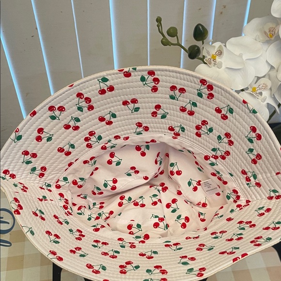 Fashion Nova Cherry Bucket Hat - Cream - Picture 3 of 6